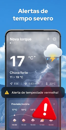 Previsão do tempo, Radar local screenshot
