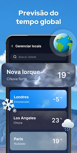 Previsão do tempo, Radar local screenshot