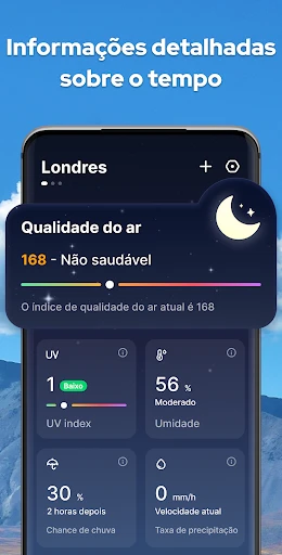 Previsão do tempo, Radar local screenshot