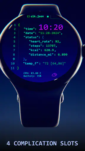 Programmer Watch Face screenshot