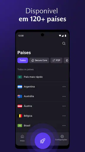 Proton VPN: Rápida e segura screenshot