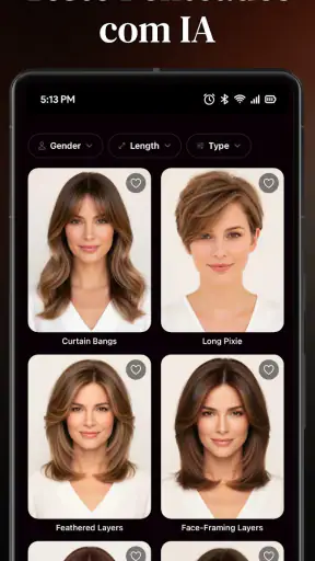 Provador de Cabelo e Make IA screenshot