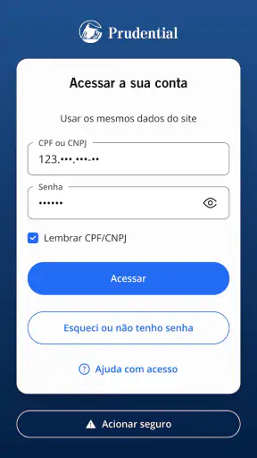 Prudential Seguros screenshot