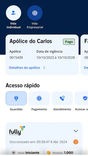 Prudential Seguros screenshot