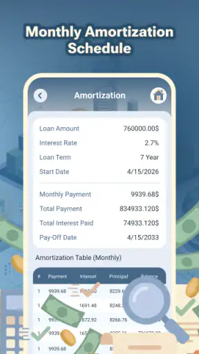 Pure Loan Calculator screenshot