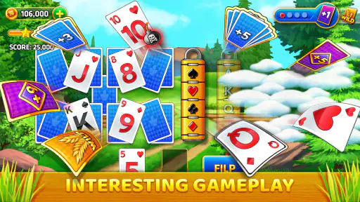 Pyramid Solitaire - Fazenda screenshot