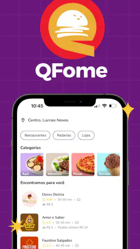 QFome Delivery - by pede.ai screenshot