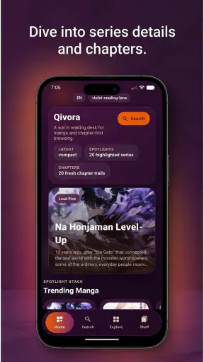 Qivora: Manga Reader screenshot