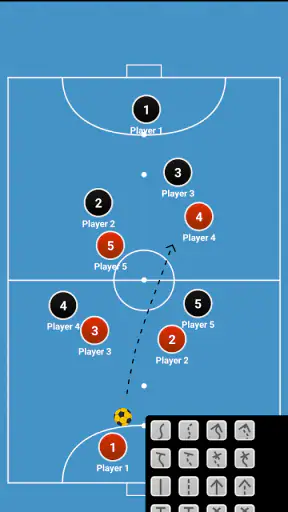 Quadro Tático: Futsal screenshot