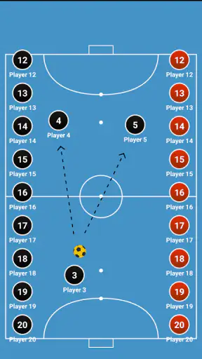 Quadro Tático: Futsal screenshot