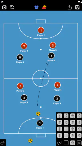 Quadro Tático: Futsal screenshot