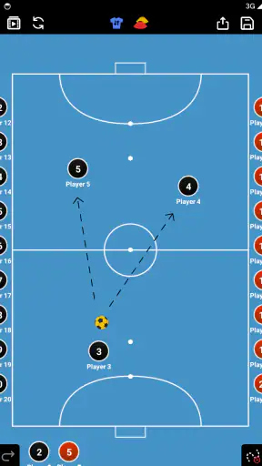 Quadro Tático: Futsal screenshot