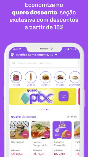 quero delivery: mercado e + screenshot