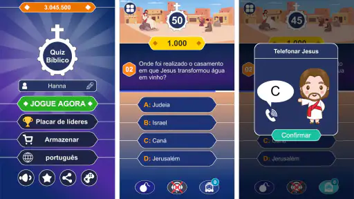 Quiz Bíblico: Jogo Do Milhao screenshot