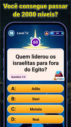 Quiz Bíblicos - Jogo Biblia screenshot