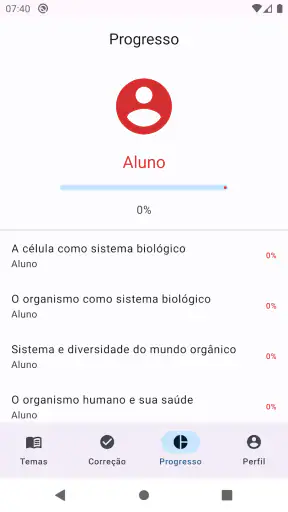 Quiz de Biologia screenshot