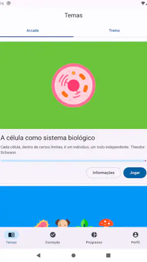 Quiz de Biologia screenshot