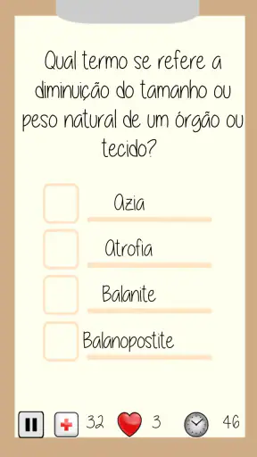 Quiz de Enfermagem screenshot