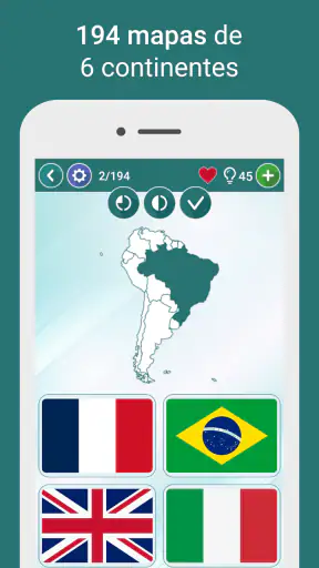 Quiz de Geografia screenshot
