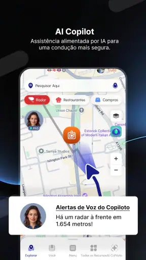 Radar GO-X: HUD, GPS, Mapas screenshot