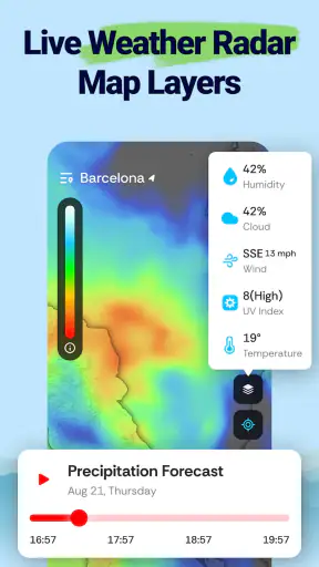 Radar Meteorológico Previsão screenshot