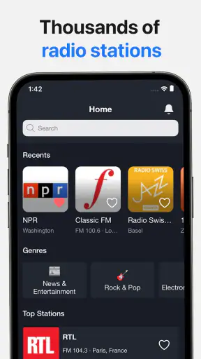 Radio App screenshot