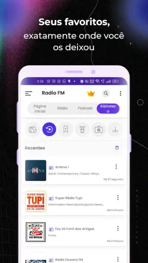 Rádio FM screenshot