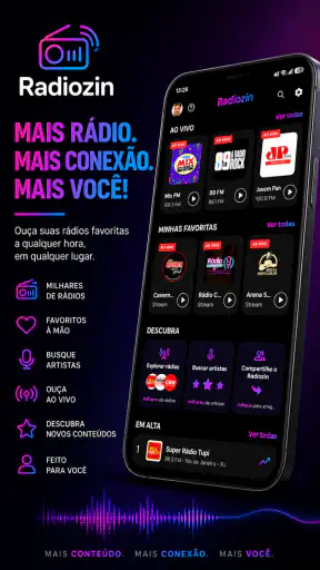 Radiozin: Rádios Online FM screenshot