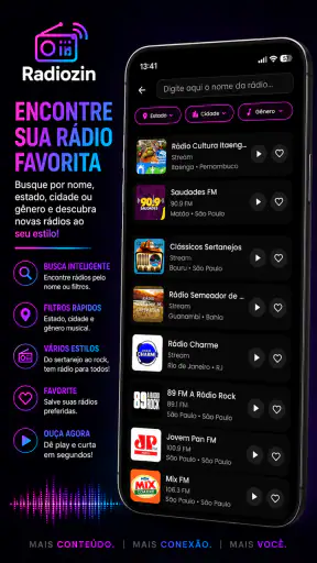 Radiozin: Rádios Online FM screenshot