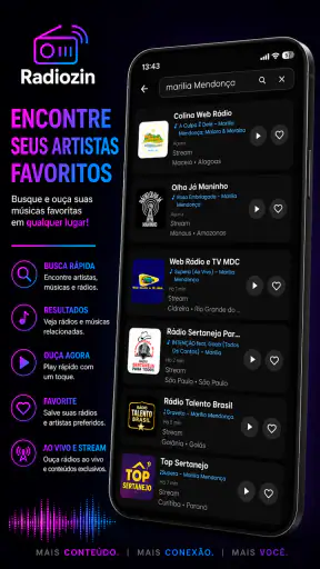 Radiozin: Rádios Online FM screenshot