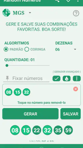 Random Números - Loterias screenshot