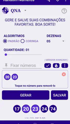 Random Números - Loterias screenshot