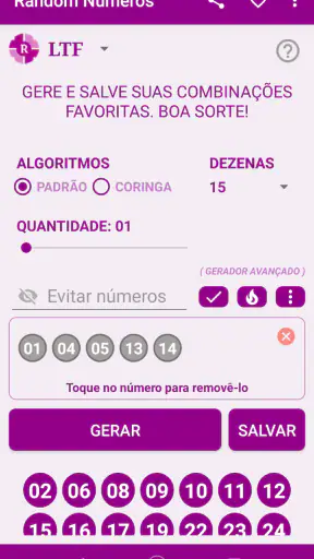 Random Números - Loterias screenshot