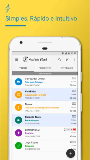 Rastreador Correios Encomendas screenshot