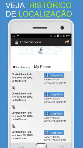 Rastreador celular por número screenshot