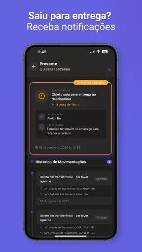 Rastreamento de Encomedas screenshot