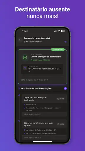Rastreamento de Encomedas screenshot