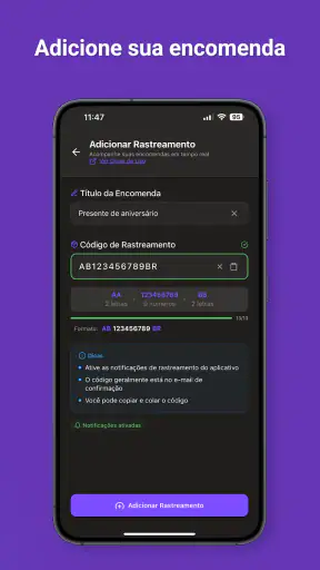 Rastreamento de Encomedas screenshot