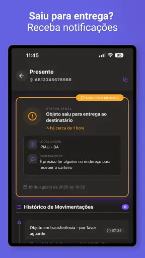 Rastreamento de Encomedas screenshot