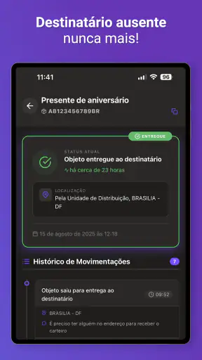 Rastreamento de Encomedas screenshot