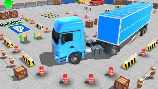 Real Semi Truck Parking Games screenshot