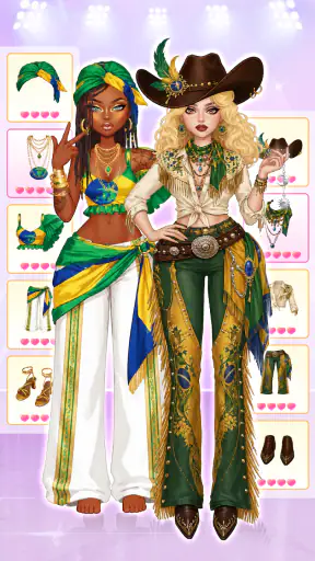 Rebel Glam: Jogos de Vestir screenshot
