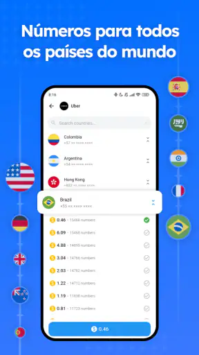 Receber SMS - N° Descartáveis screenshot
