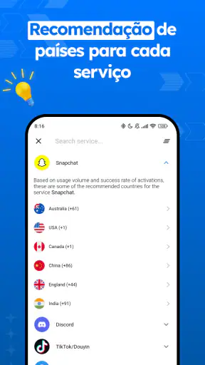 Receber SMS - N° Descartáveis screenshot