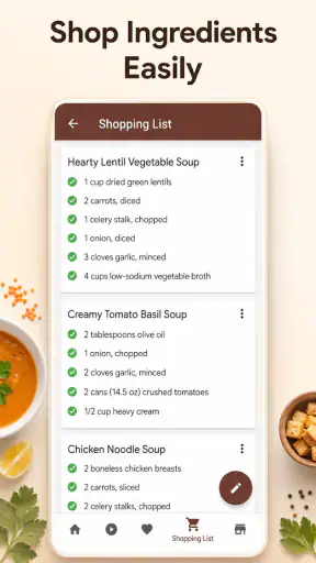Receitas da sopa screenshot