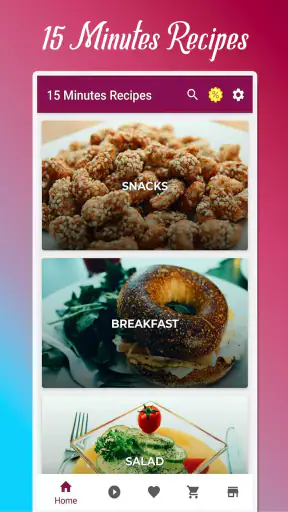 Receitas de 15 minutos screenshot