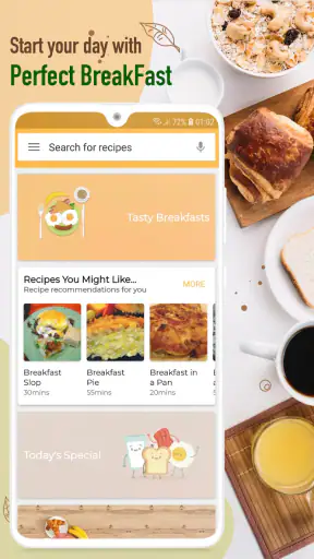 Receitas de café da manhã screenshot