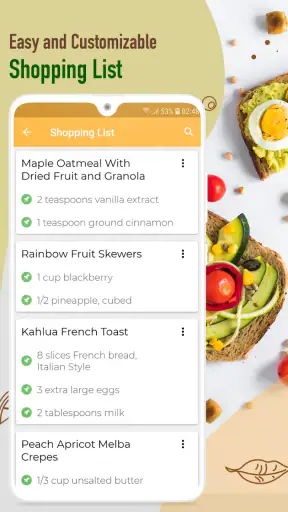 Receitas de café da manhã screenshot