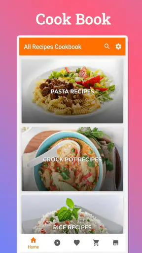 Receitas de livros de receitas screenshot