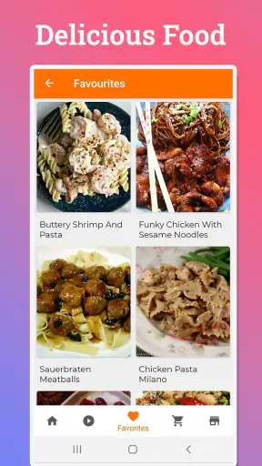 Receitas de livros de receitas screenshot